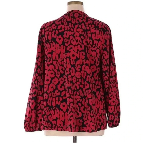 Lane Bryant Animal Print Long Sleeve Top 14 - Picture 2 of 3